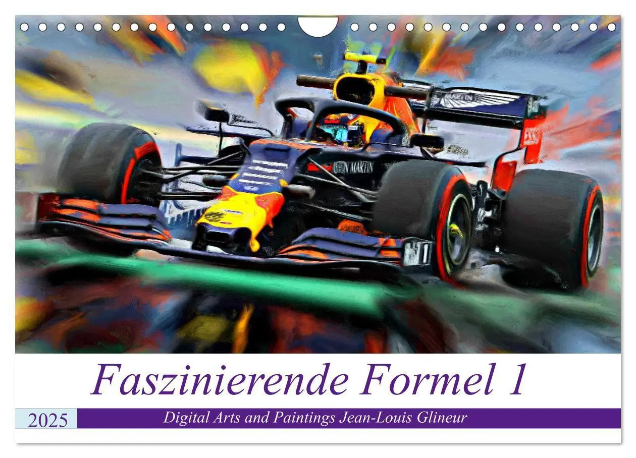 Cover: 9783435247912 | Faszinierende Formel 1 (Wandkalender 2025 DIN A4 quer), CALVENDO...