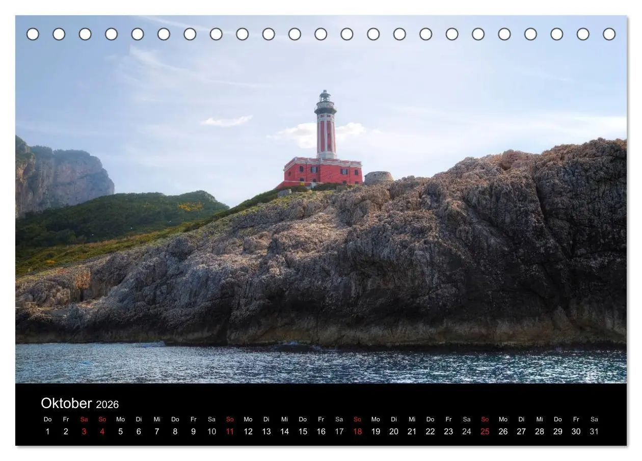 Bild: 9783516047912 | Amalfiküste und Capri (Tischkalender 2026 DIN A5 quer), CALVENDO...