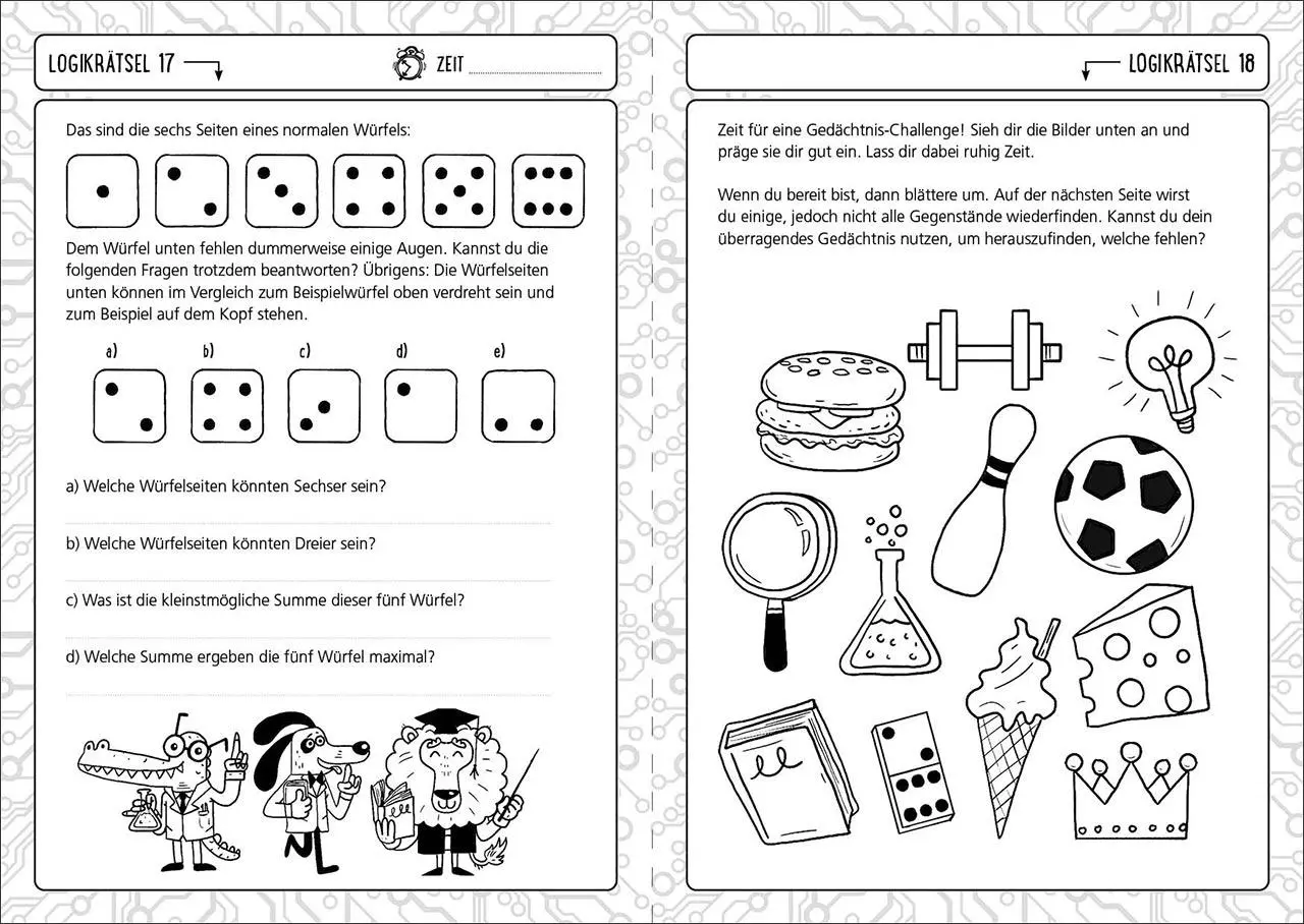 Bild: 9783743207912 | Der große Logiktest für Kinder - Stell dein Hirn auf die Probe! | Buch