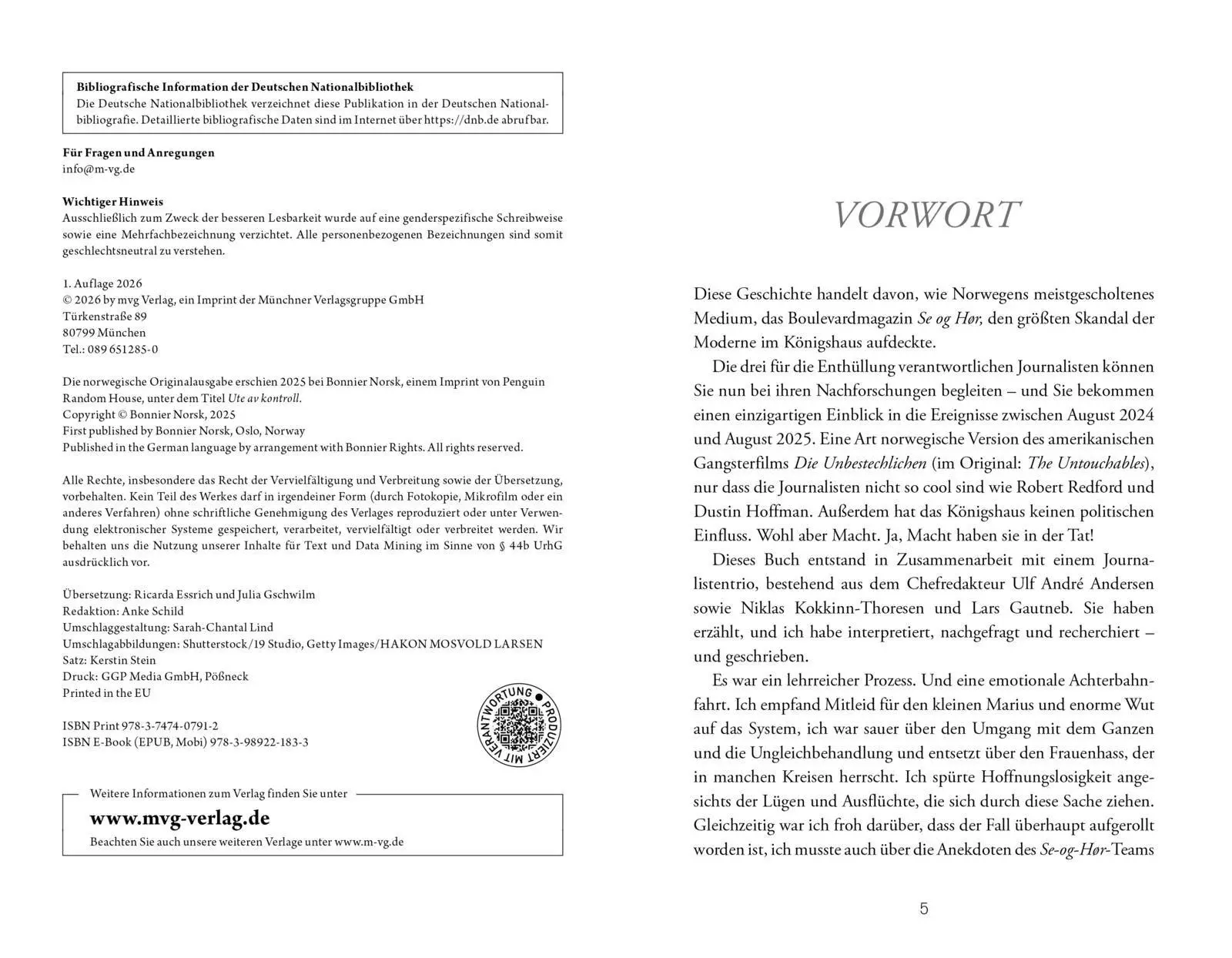 Bild: 9783747407912 | Außer Kontrolle: Die Akte Marius Borg Høiby | Kjersti Kvam | Buch