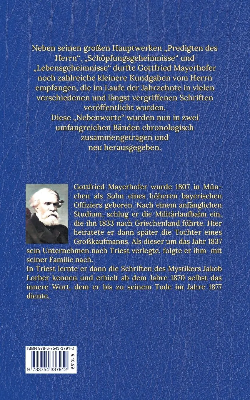 Rückseite: 9783754337912 | Geistesgaben 2 | Gottfried Mayerhofer | Taschenbuch | Paperback | 2021