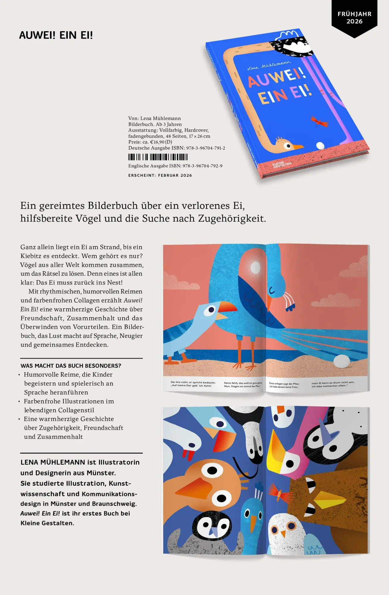 Bild: 9783967047912 | Auwei! Ein Ei! | Lena Mühlemann | Buch | 48 S. | Deutsch | 2026