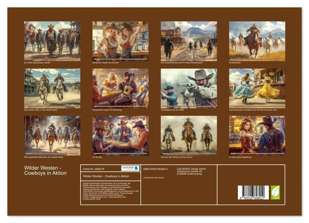 Bild: 9783516628012 | Wilder Westen - Cowboys in Aktion (hochwertiger Premium...