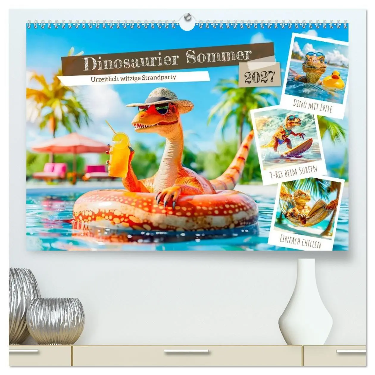 Cover: 9783516938012 | Dinosaurier Sommer - Urzeitlich witzige Strandparty (hochwertiger...
