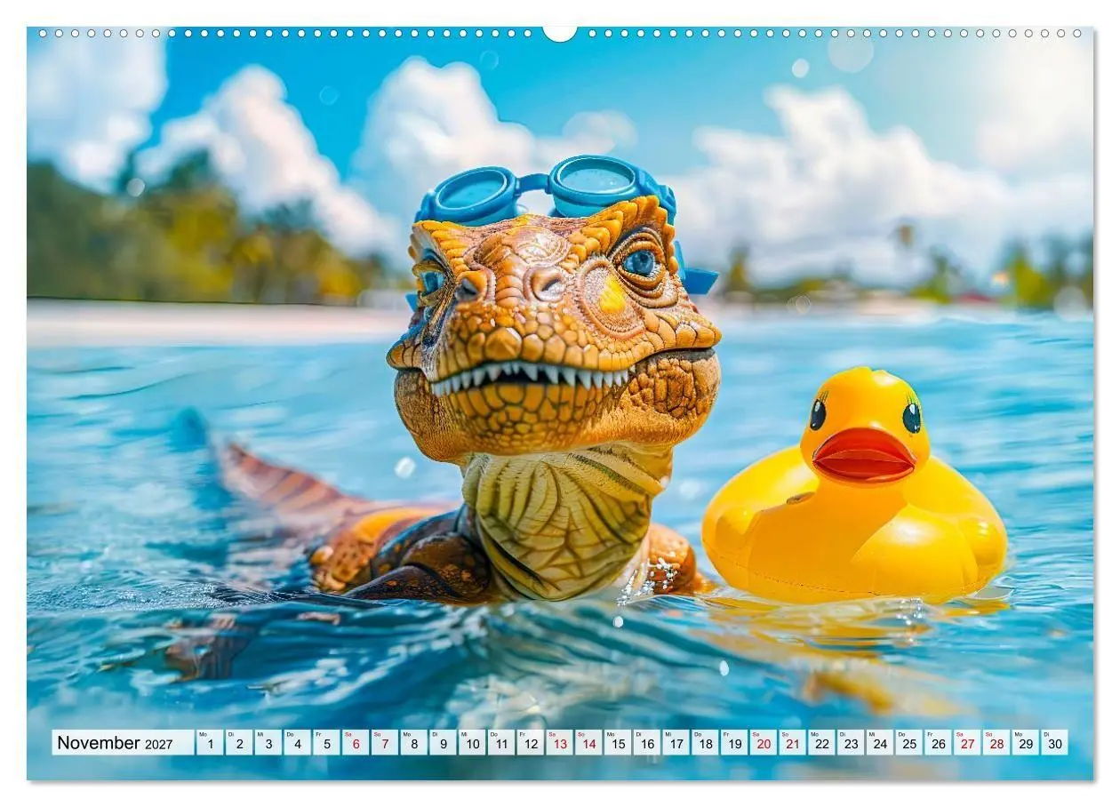 Bild: 9783516938012 | Dinosaurier Sommer - Urzeitlich witzige Strandparty (hochwertiger...