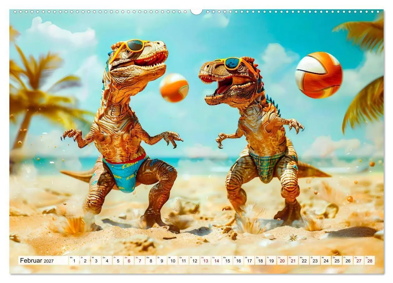 Bild: 9783516938012 | Dinosaurier Sommer - Urzeitlich witzige Strandparty (hochwertiger...