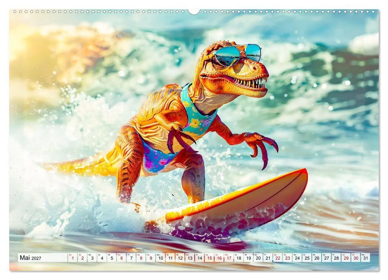 Bild: 9783516938012 | Dinosaurier Sommer - Urzeitlich witzige Strandparty (hochwertiger...