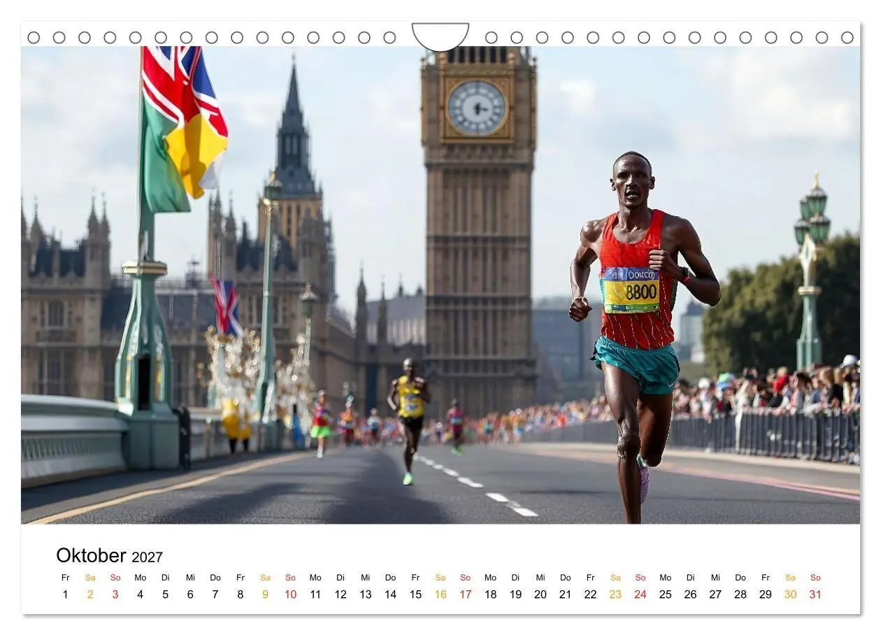 Bild: 9783569028012 | Marathon Power (Wandkalender 2027 DIN A4 quer), CALVENDO...