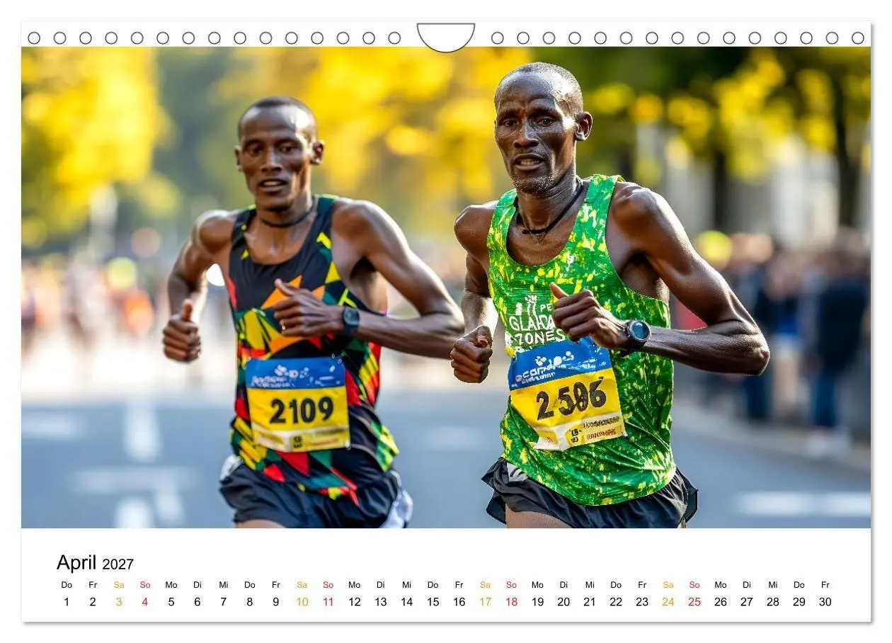 Bild: 9783569028012 | Marathon Power (Wandkalender 2027 DIN A4 quer), CALVENDO...