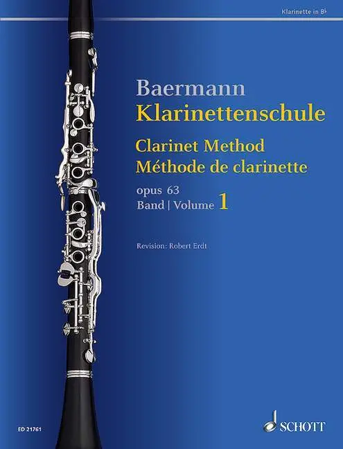 Cover: 9783795748012 | Klarinettenschule. Bd.1 | Band 1: No. 1-33. op. 63. Klarinette in B.
