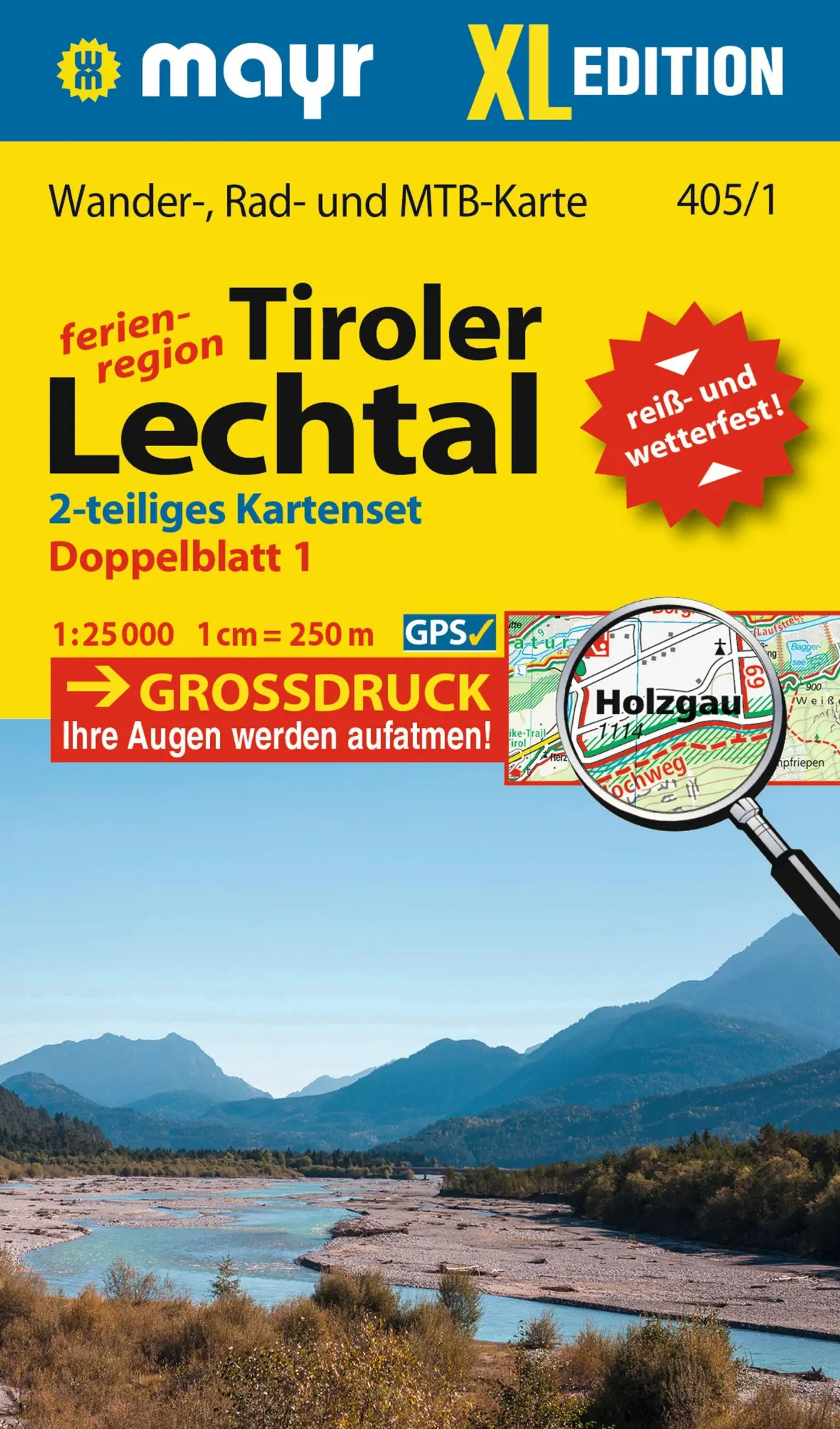 Cover: 9783991218012 | Mayr Wanderkarte Tiroler Lechtal XL (2-Karten-Set) 1:25.000 | Deutsch