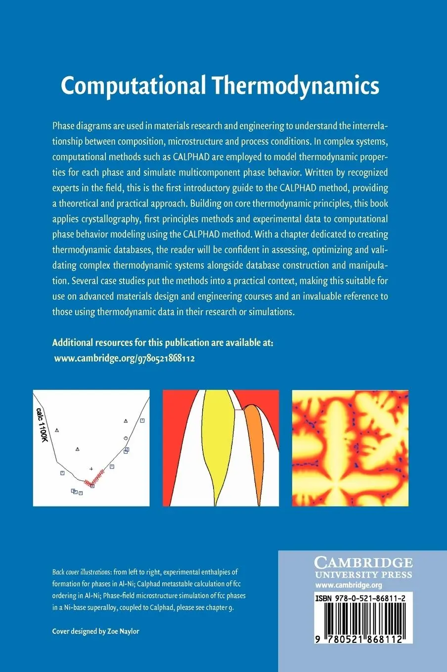 Rückseite: 9780521868112 | Computational Thermodynamics | The Calphad Method | Bo Sundman (u. a.)
