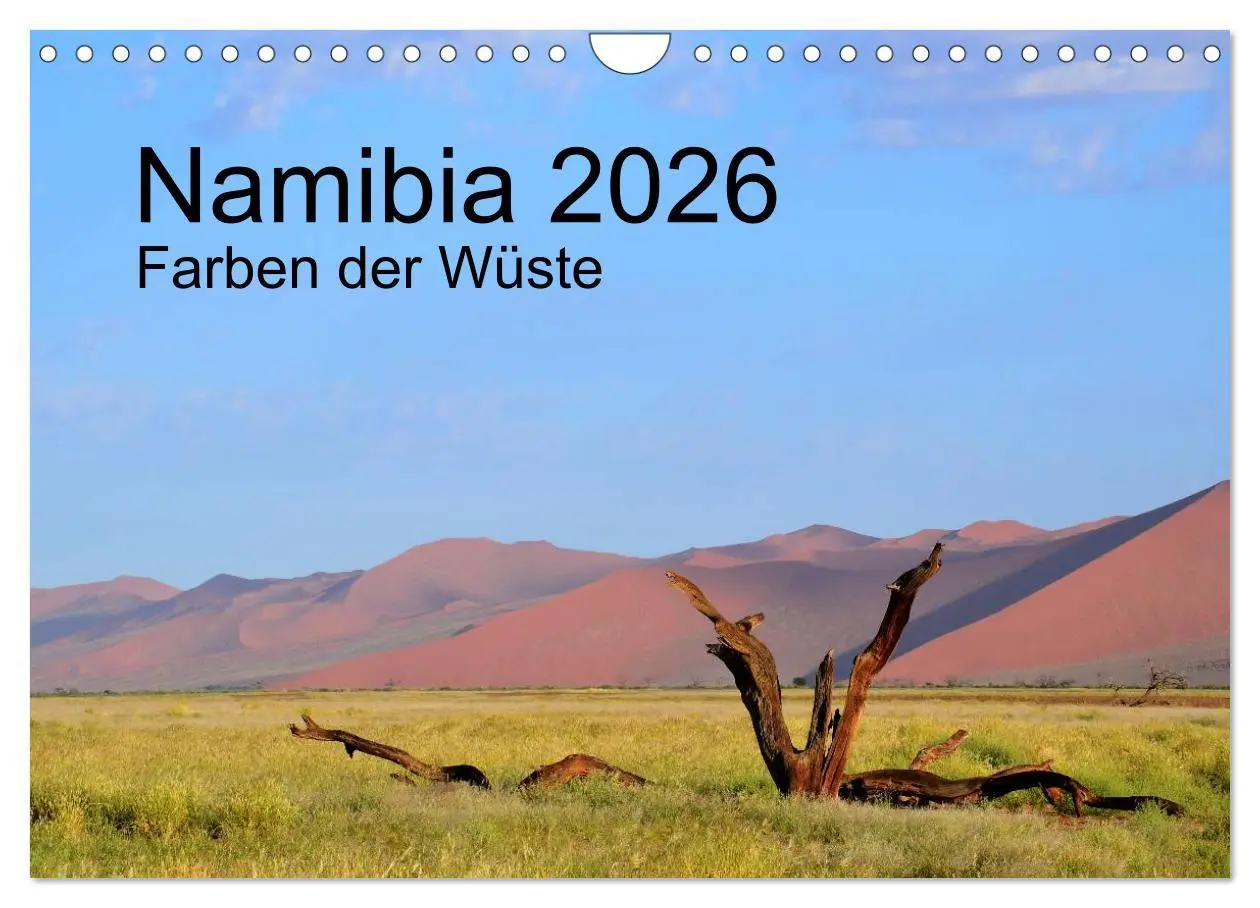 Cover: 9783516168112 | Namibia 2026 Farben der Wüste (Wandkalender 2026 DIN A4 quer),...