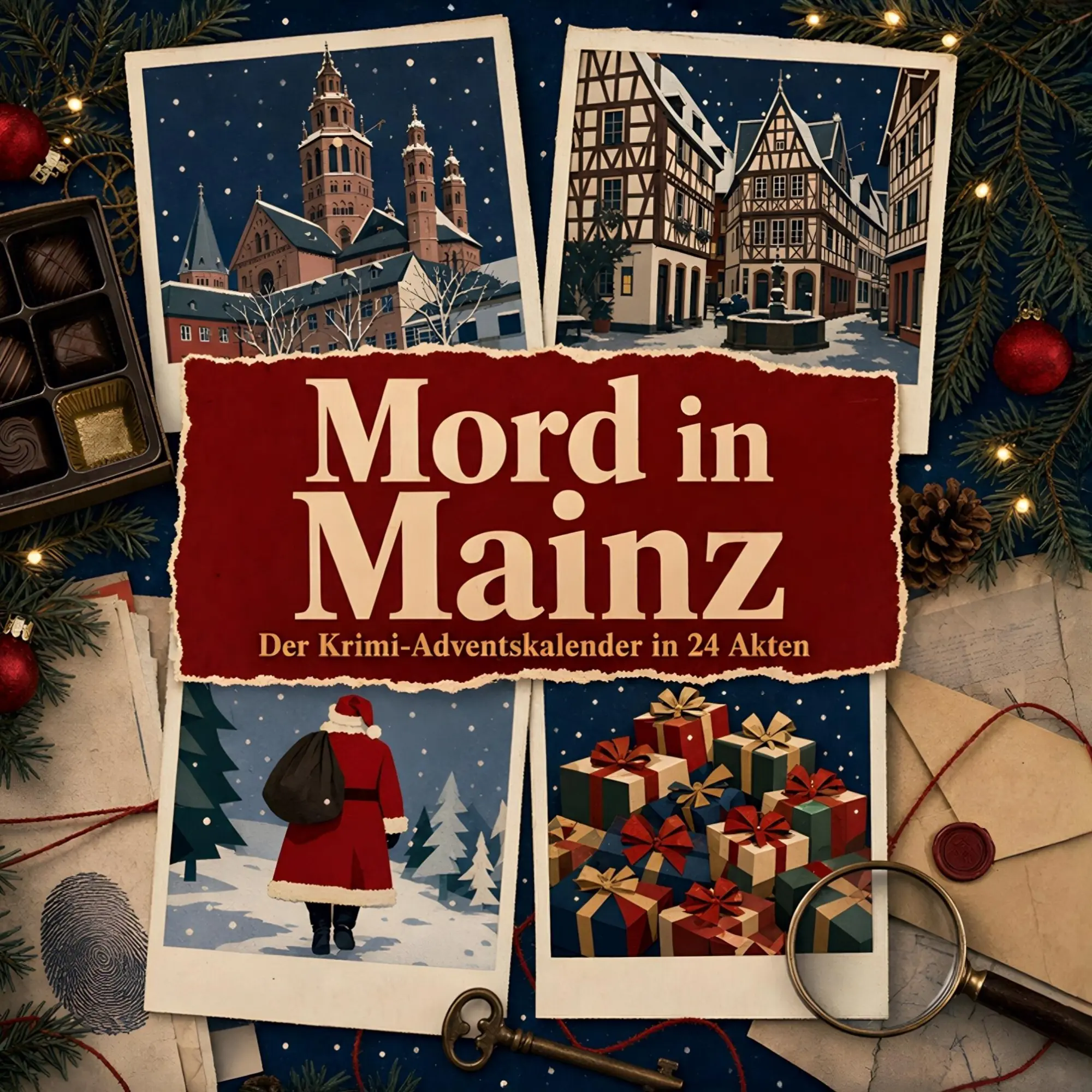 Cover: 9783696118112 | Mord in Mainz | Der Krimi-Adventskalender in 24 Akten | Jakob Richter