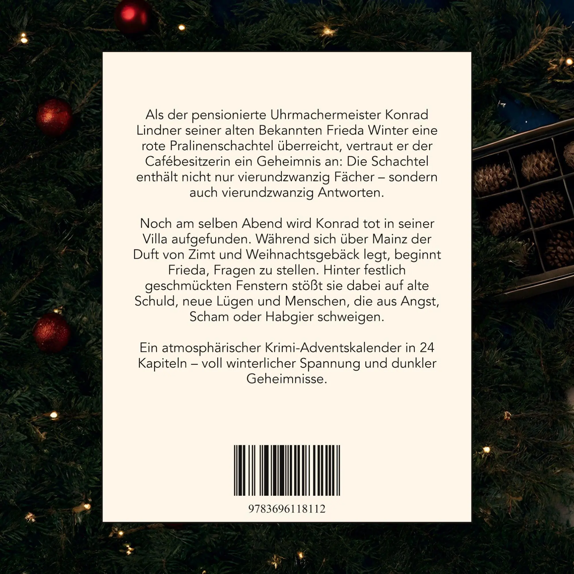Rückseite: 9783696118112 | Mord in Mainz | Der Krimi-Adventskalender in 24 Akten | Jakob Richter