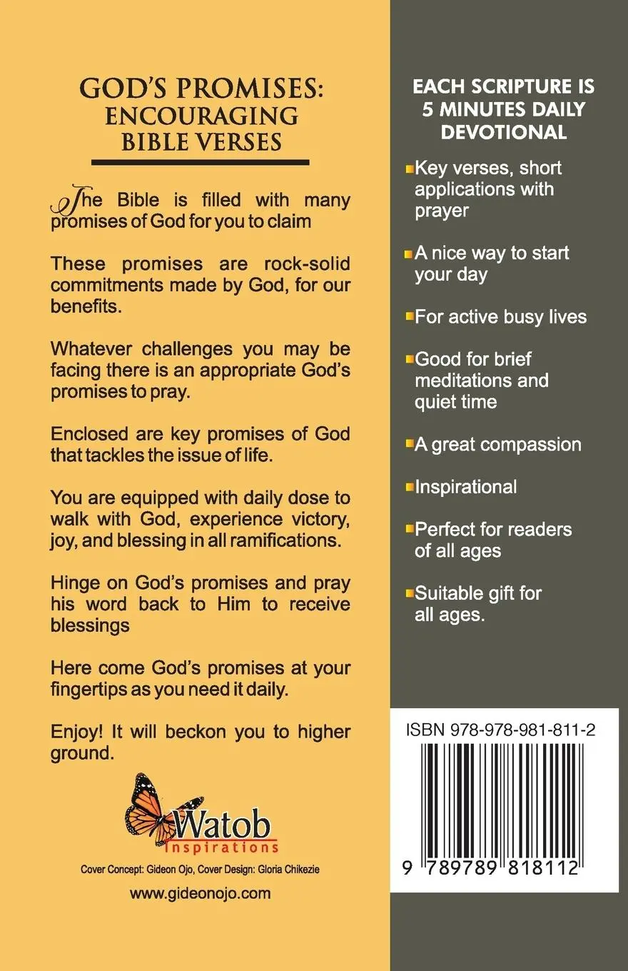 Rückseite: 9789789818112 | GOD'S PROMISES | Gideon O Ojo | Taschenbuch | Kartoniert / Broschiert
