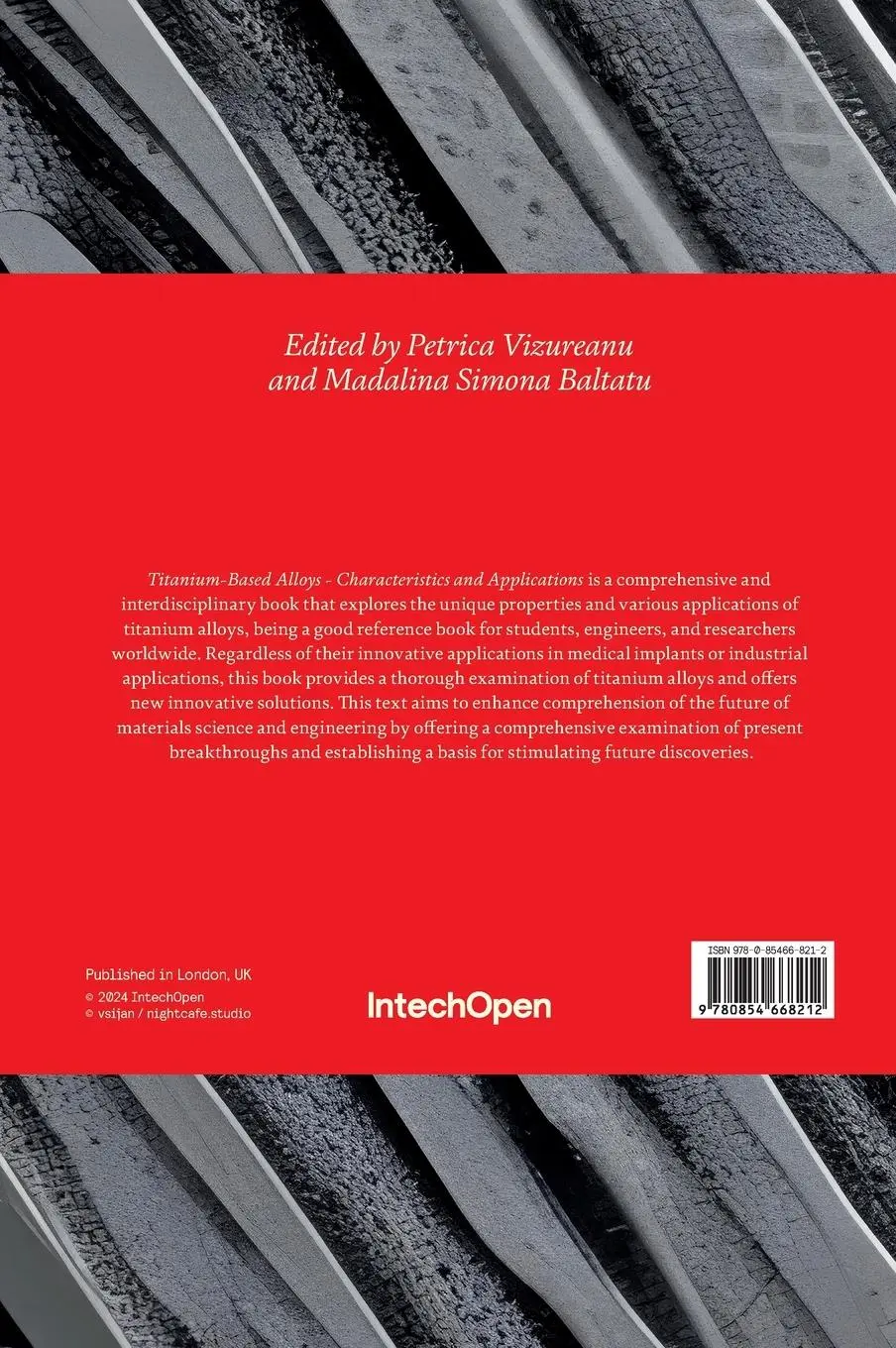 Rückseite: 9780854668212 | Titanium-Based Alloys - Characteristics and Applications | Buch | 2024