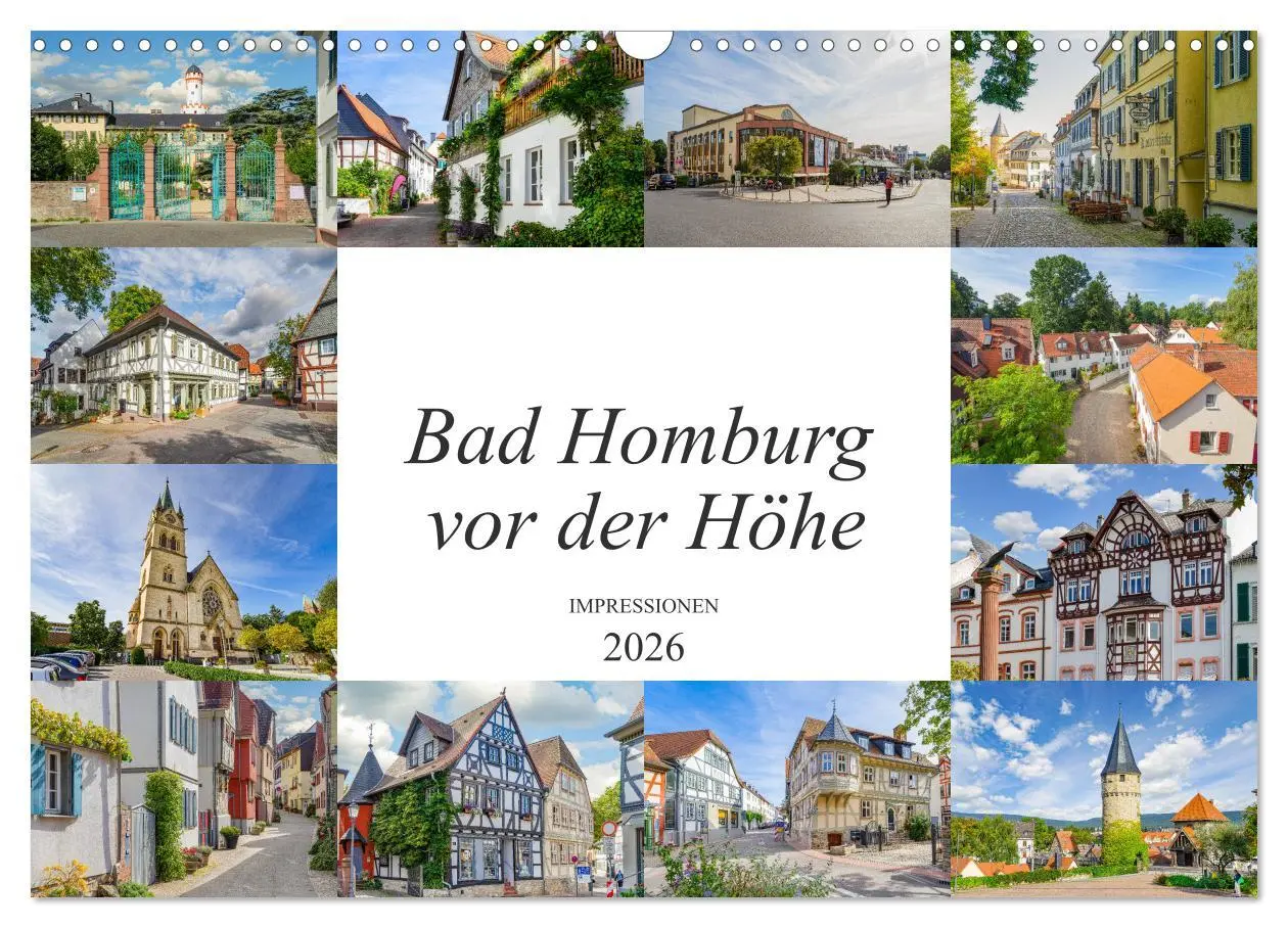Cover: 9783457758212 | Bad Homburg vor der Höhe Impressionen (Wandkalender 2026 DIN A3...