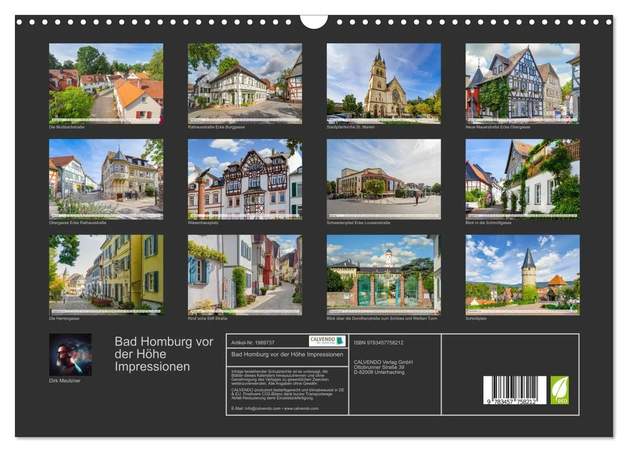 Bild: 9783457758212 | Bad Homburg vor der Höhe Impressionen (Wandkalender 2026 DIN A3...