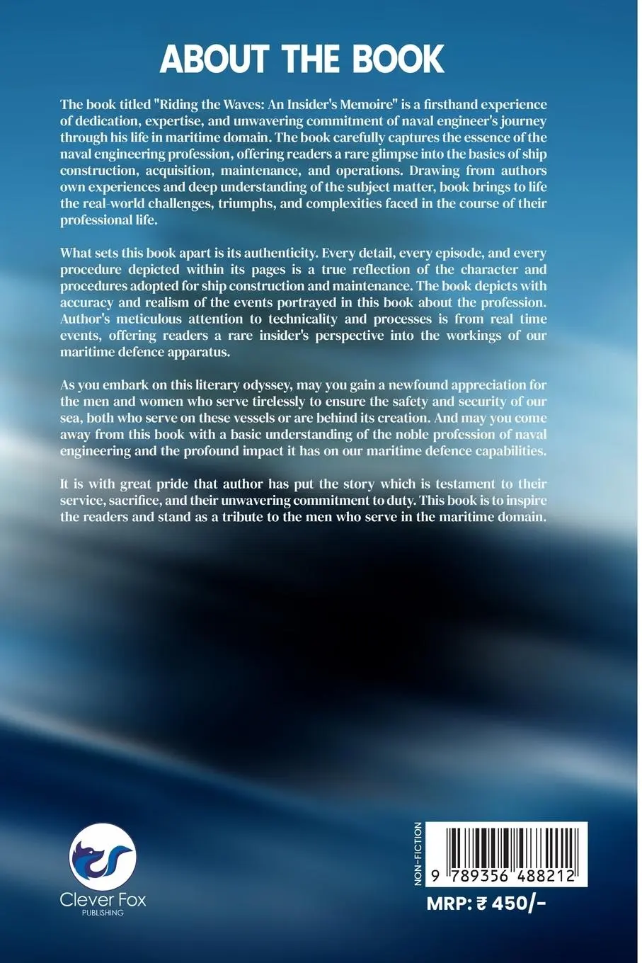 Rückseite: 9789356488212 | Riding The Waves | Dinesh Joshi | Taschenbuch | Englisch | 2024