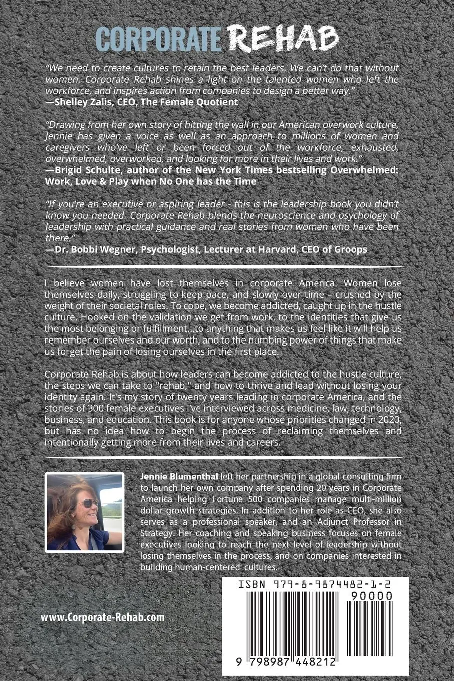 Rückseite: 9798987448212 | Corporate Rehab | Ditch the Hustle Culture and Thrive Again | Buch
