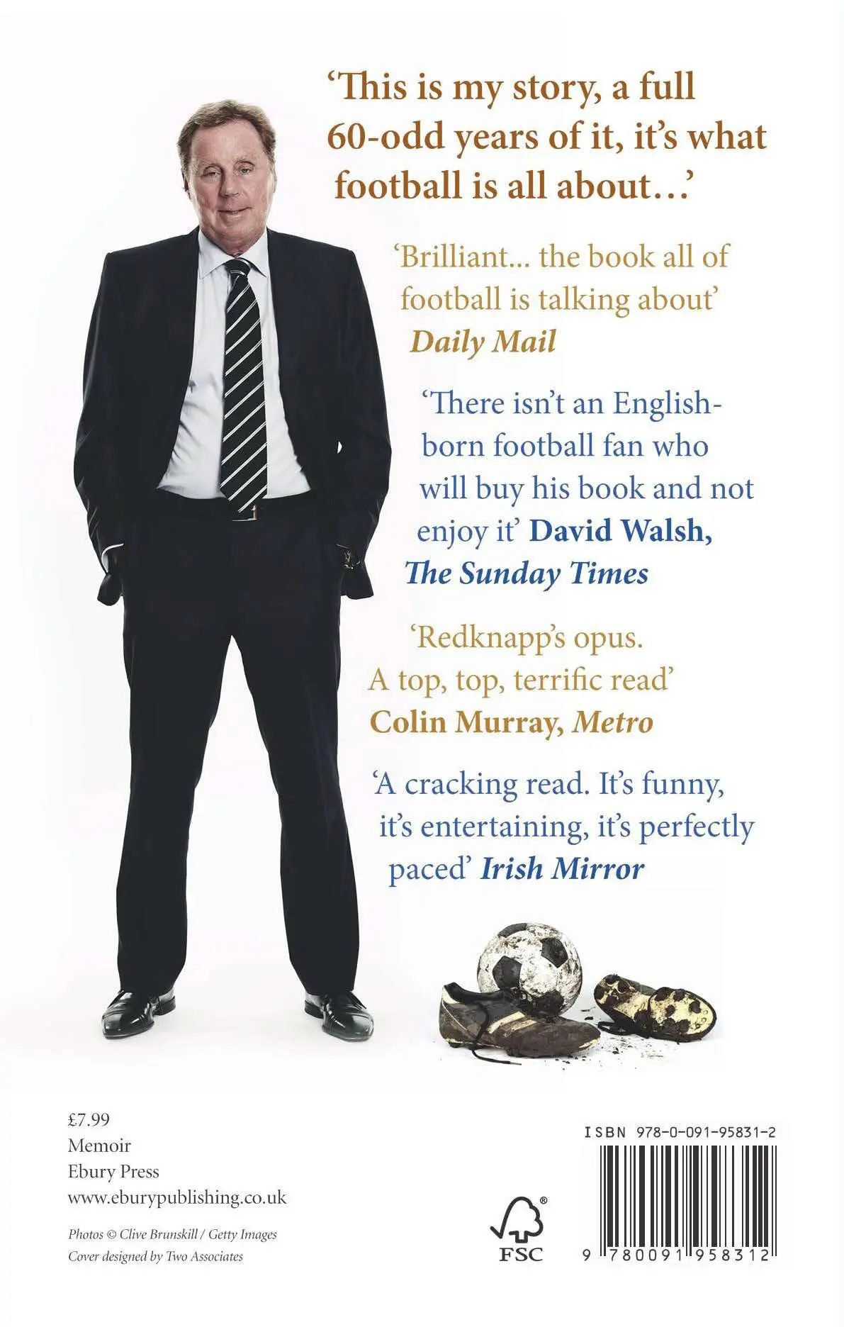 Rückseite: 9780091958312 | Always Managing | My Autobiography | Harry Redknapp | Taschenbuch