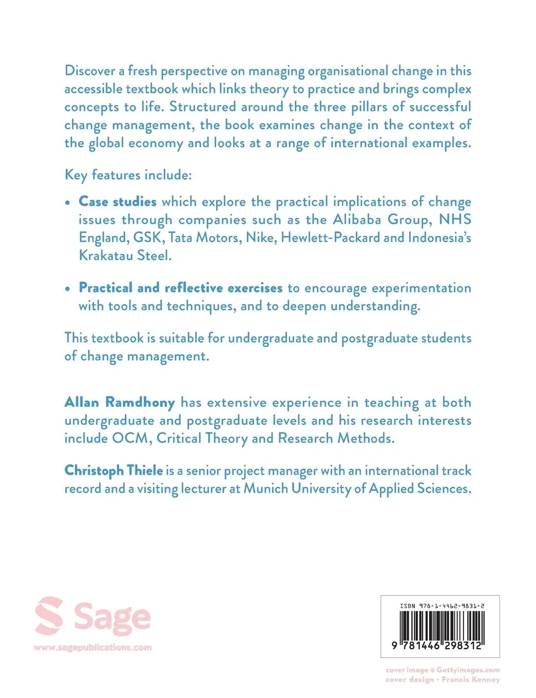 Rückseite: 9781446298312 | Managing Organisational Change | Allan Ramdhony (u. a.) | Taschenbuch