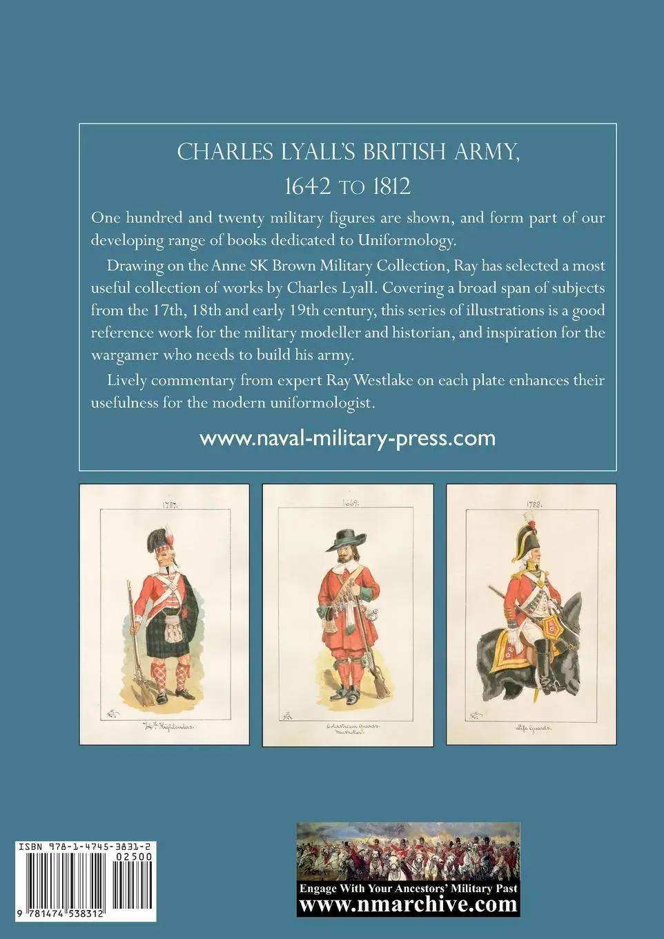 Rückseite: 9781474538312 | Charles Lyall's British Army, 1642 to 1812 | A Guide to Military Art