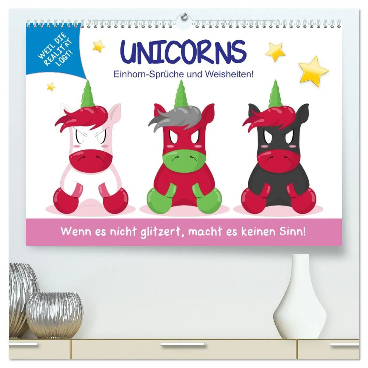 Cover: 9783457678312 | Unicorns. Einhorn-Sprüche und Weisheiten! (hochwertiger Premium...