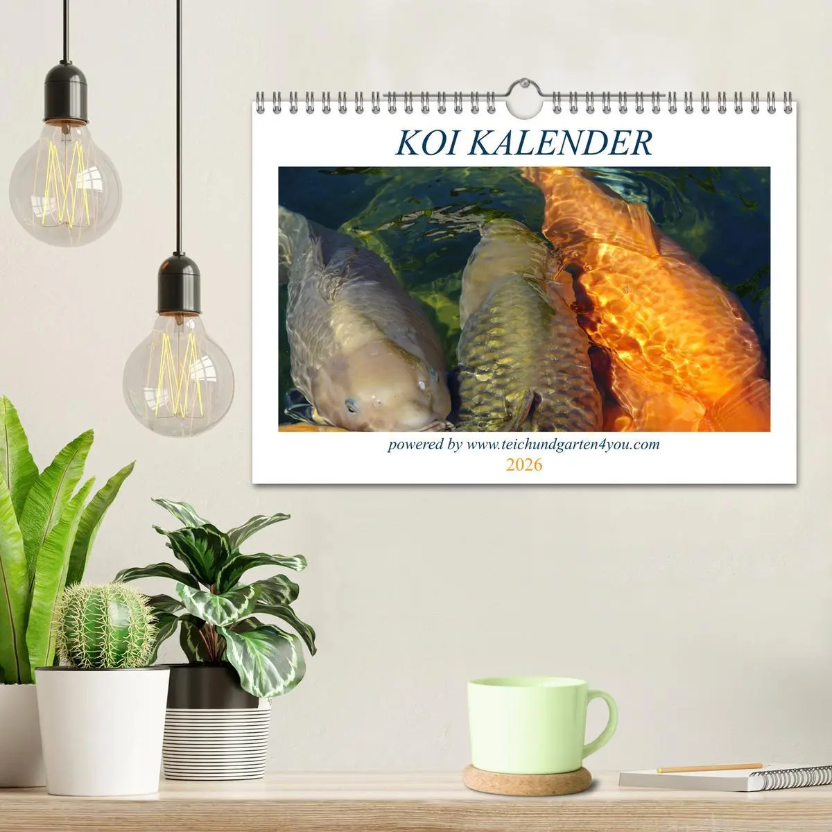 Bild: 9783457748312 | Koikichi Kalender 2026 (Wandkalender 2026 DIN A4 quer), CALVENDO...