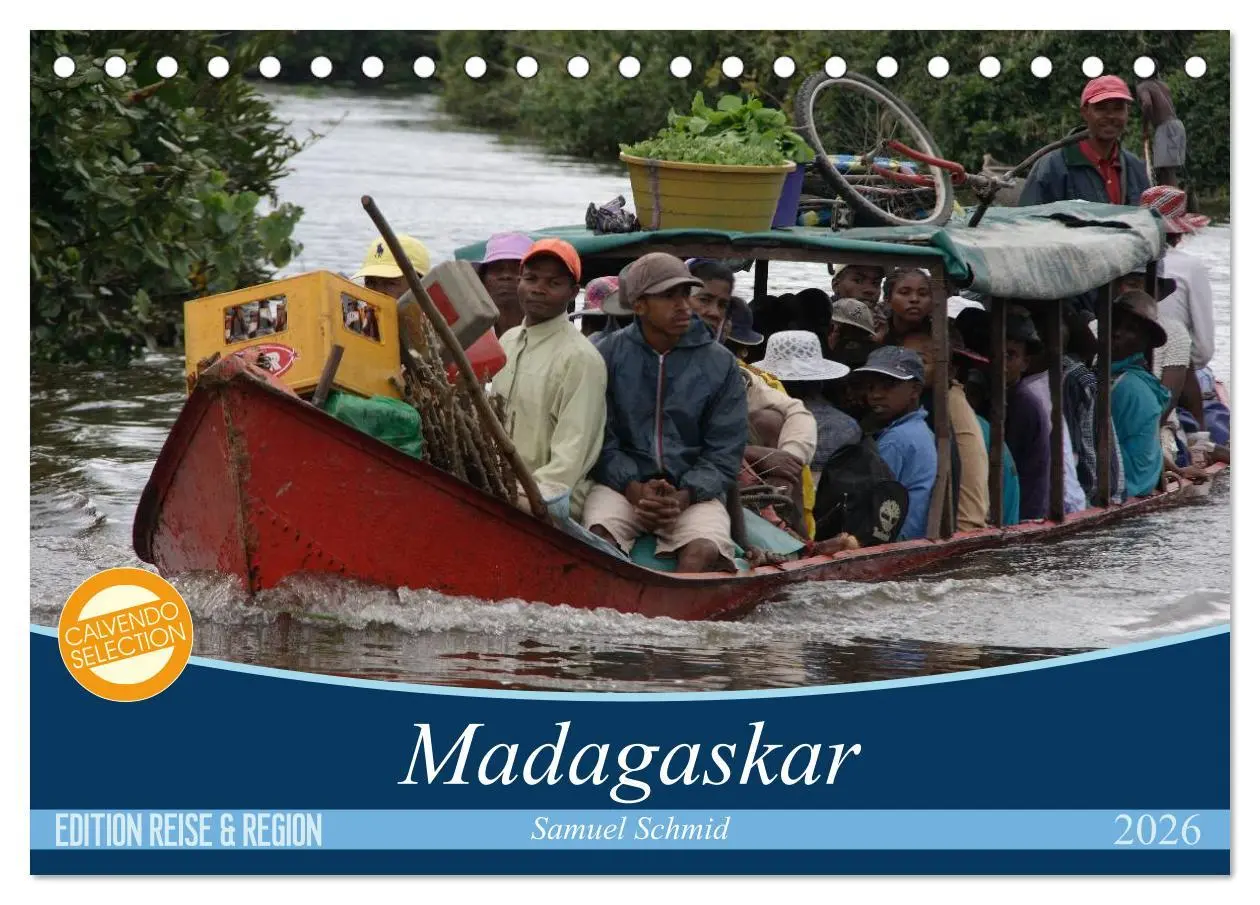 Cover: 9783516148312 | Madagaskar (Tischkalender 2026 DIN A5 quer), CALVENDO Monatskalender