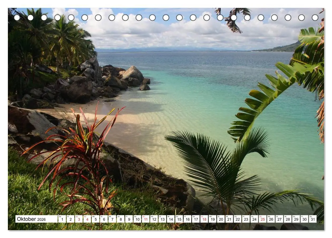 Bild: 9783516148312 | Madagaskar (Tischkalender 2026 DIN A5 quer), CALVENDO Monatskalender