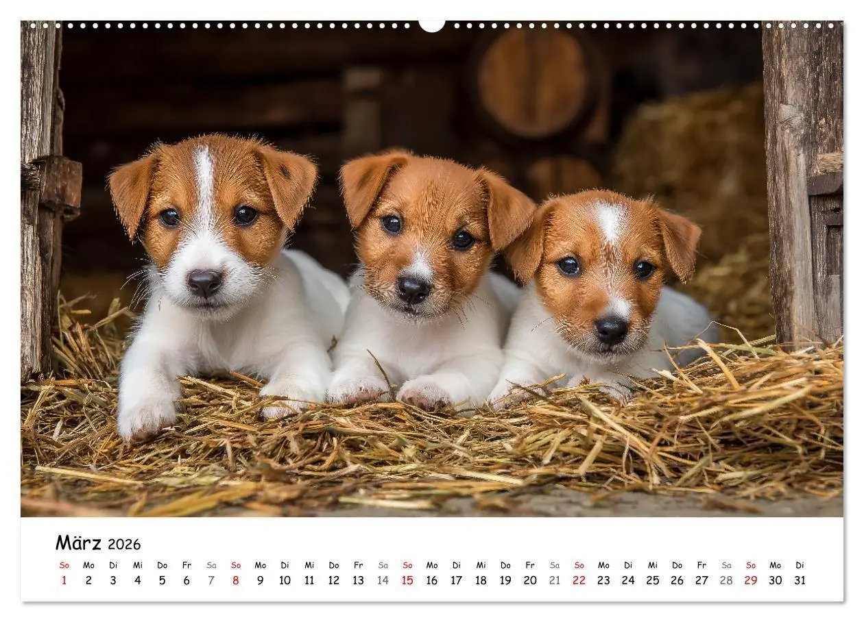 Bild: 9783516698312 | JACK RUSSEL - Kleine Hunde mit großem Charakter (Wandkalender 2026...
