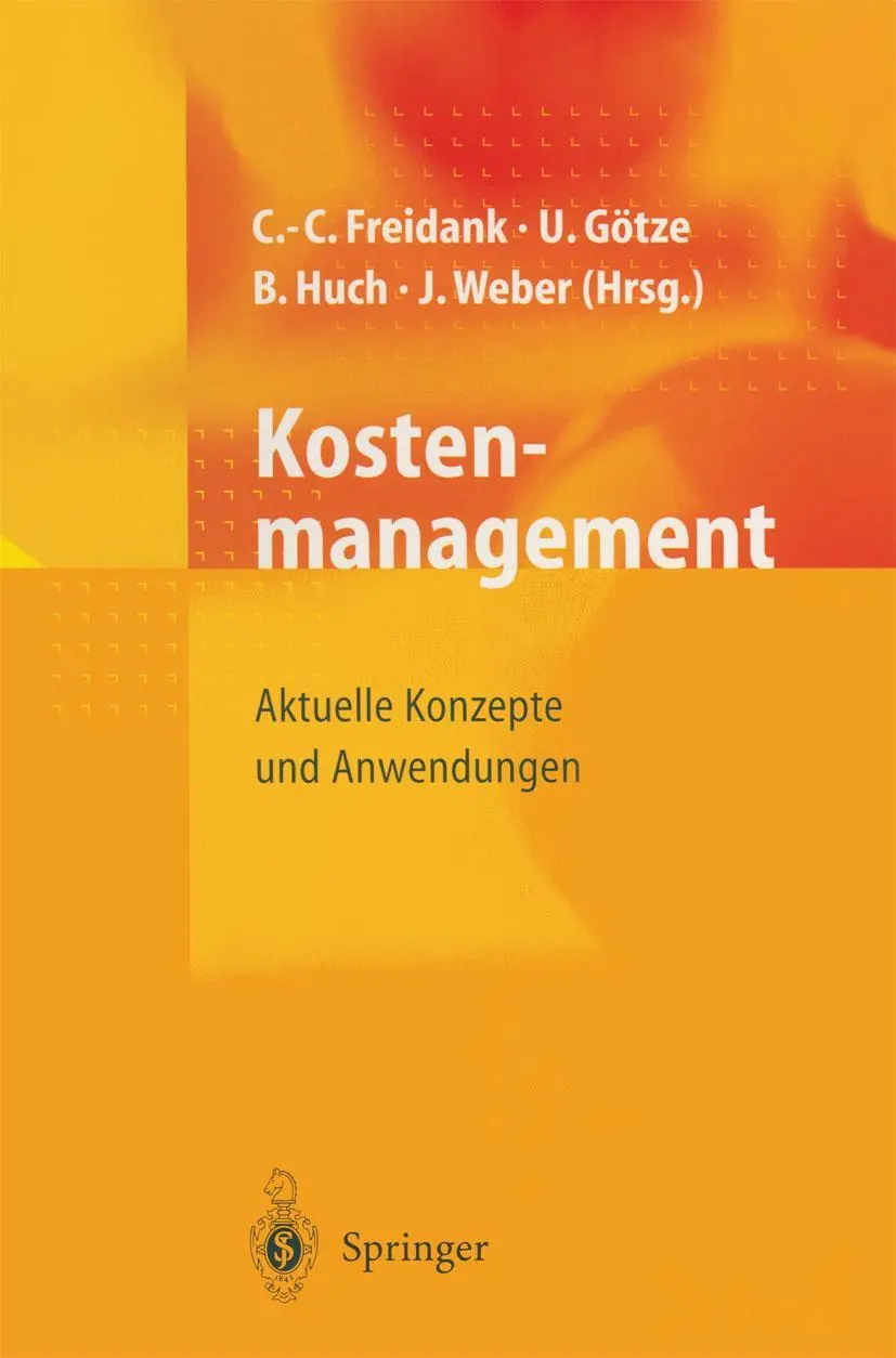 Cover: 9783642638312 | Kostenmanagement | Aktuelle Konzepte und Anwendungen | Taschenbuch