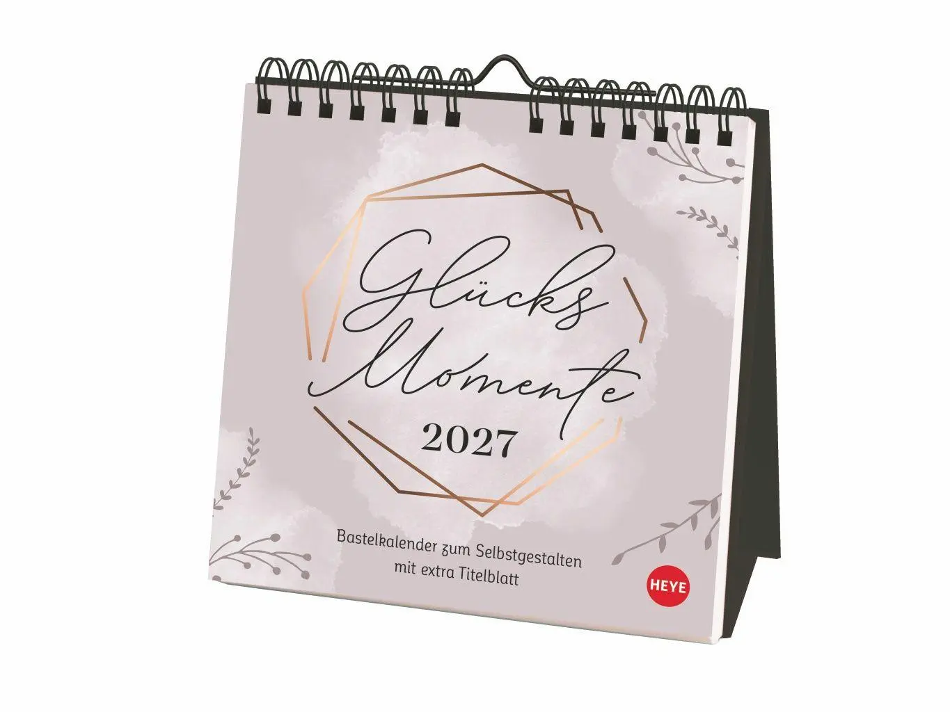 Cover: 9783756418312 | Kreativkalender zum Aufstellen Glücksmomente 2027 | Kalender | 14 S.