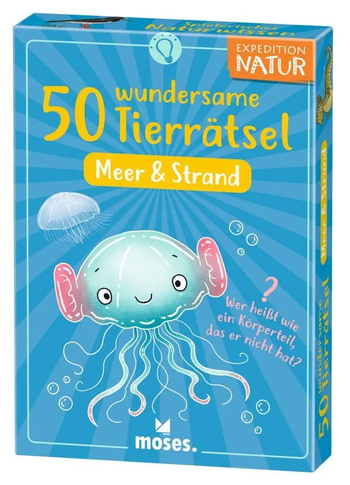 Cover: 4033477098412 | 50 wundersame Tierrätsel - Meer &amp; Strand | Inga Marie Ramcke | Spiel