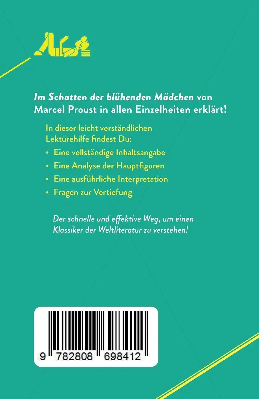 Rückseite: 9782808698412 | Im Schatten der blühenden Mädchen | von Marcel Proust | Irène Lazzari
