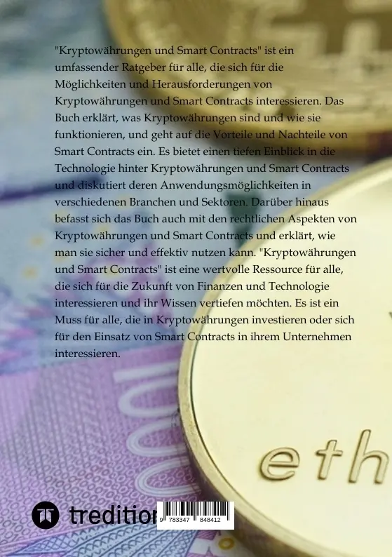 Bild: 9783347848412 | Kryptowährungen und Smart Contracts | Moritz | Taschenbuch | 56 S.