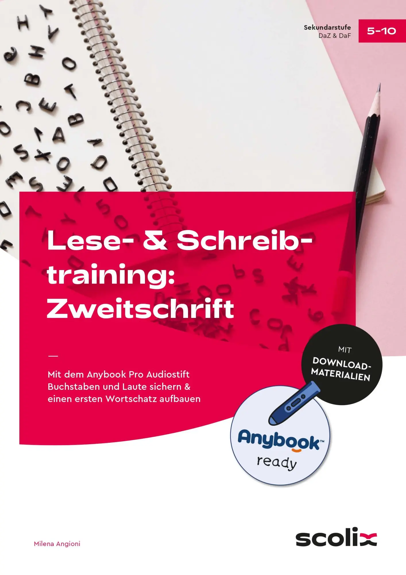 Cover: 9783403108412 | Lese- &amp; Schreibtraining: Zweitschrift - Anybook | Milena Angioni
