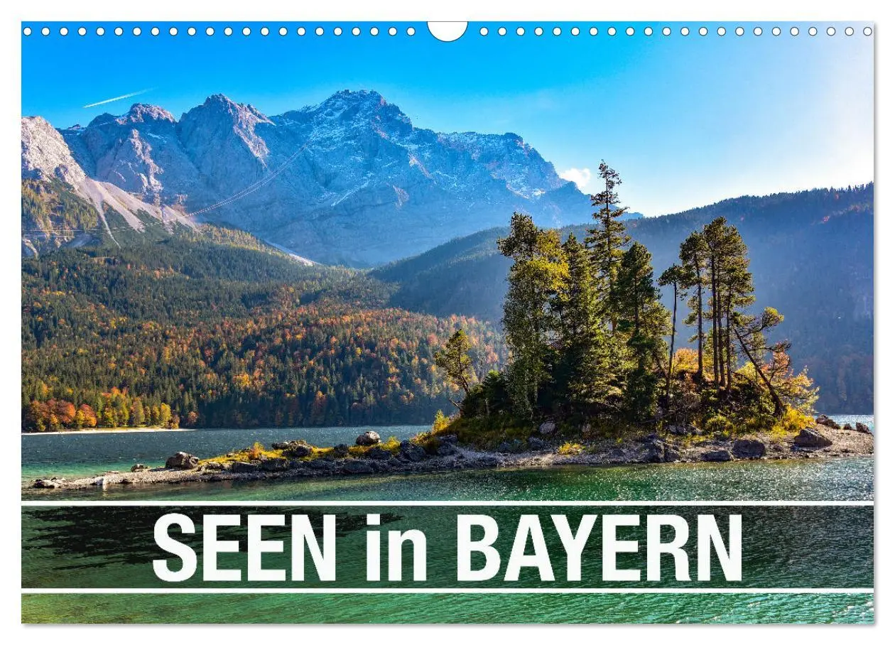 Cover: 9783457288412 | Seen in Bayern (Wandkalender 2026 DIN A3 quer), CALVENDO...