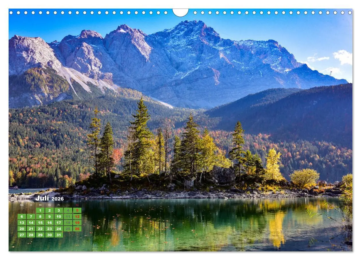 Bild: 9783457288412 | Seen in Bayern (Wandkalender 2026 DIN A3 quer), CALVENDO...