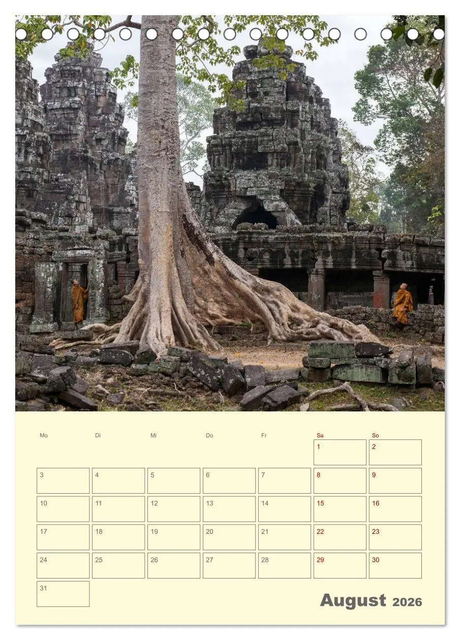 Bild: 9783516378412 | SÜDOSTASIEN - Mein URLAUBSPLANER (Tischkalender 2026 DIN A5 hoch),...