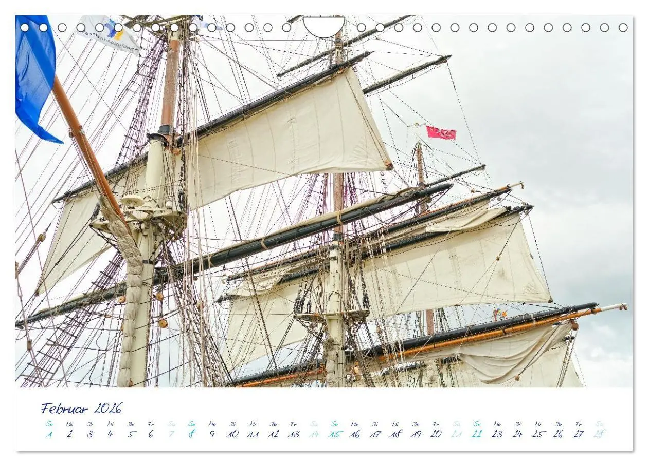 Bild: 9783516688412 | SAIL Amsterdam (Wandkalender 2026 DIN A4 quer), CALVENDO...
