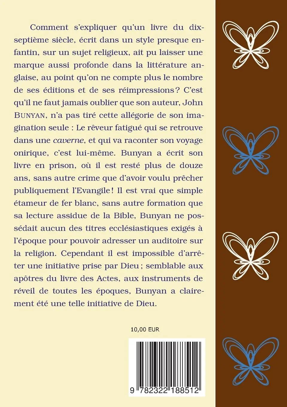 Rückseite: 9782322188512 | Le voyage du Pèlerin | John Bunyan | Taschenbuch | 280 S. | 2019