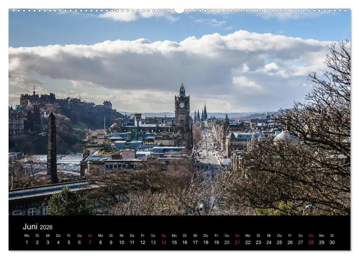 Bild: 9783457968512 | EDINBURGH. Blick. Licht. Wetter. (hochwertiger Premium Wandkalender...