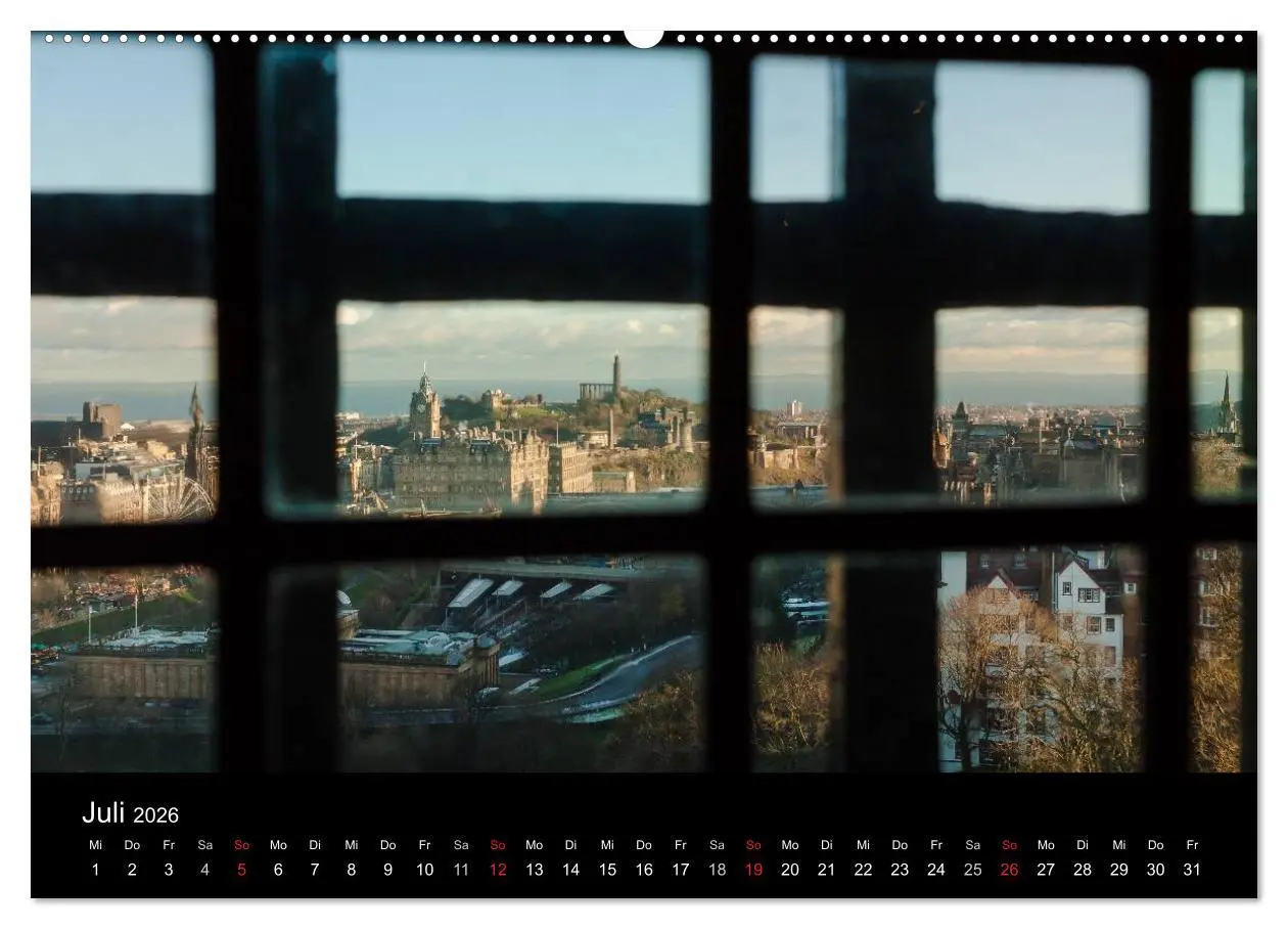 Bild: 9783457968512 | EDINBURGH. Blick. Licht. Wetter. (hochwertiger Premium Wandkalender...