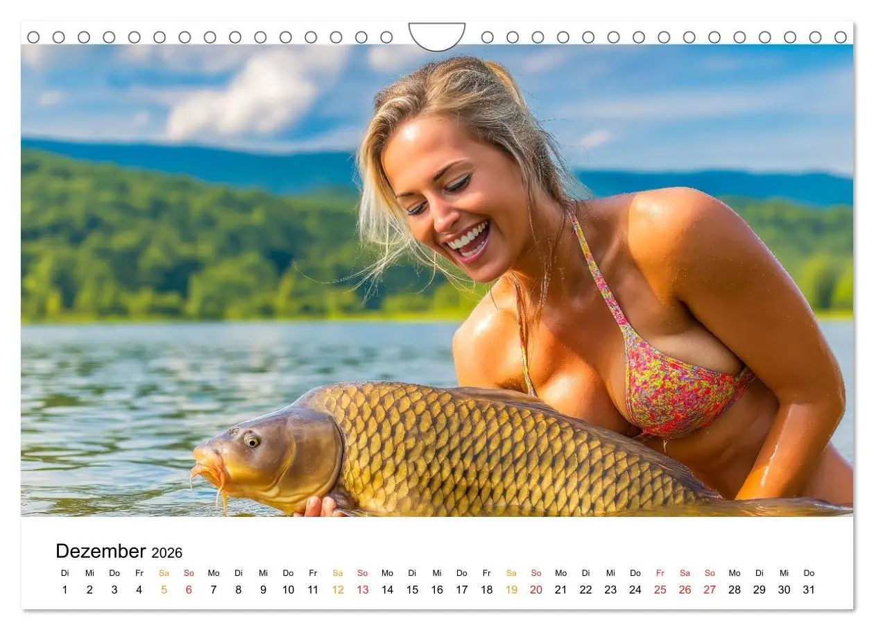 Bild: 9783516508512 | Heiß auf Karpfen (Wandkalender 2026 DIN A4 quer), CALVENDO...