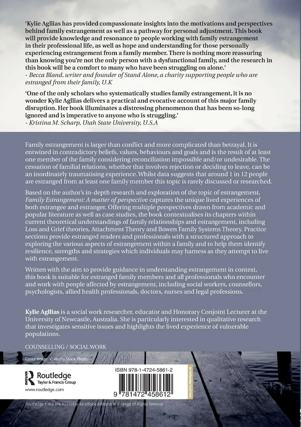 Rückseite: 9781472458612 | Family Estrangement | A matter of perspective | Kylie Agllias | Buch