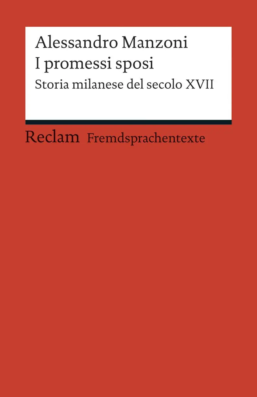 Cover: 9783150198612 | I promessi sposi | Alessandro Manzoni | Taschenbuch | 368 S. | 2014