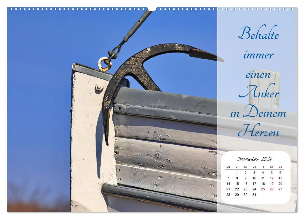 Bild: 9783457578612 | Mein Anker - Ein Jahr voller Halt (Wandkalender 2026 DIN A2 quer),...